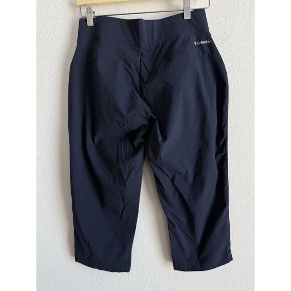 COLUMBIA Women Small Capri Shorts Athletic Outdoor Navy & Black Pull On Set of 2 - Picture 7 of 16